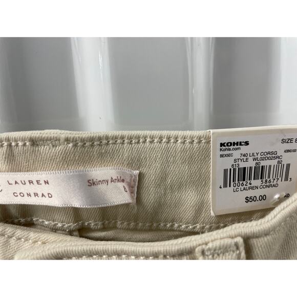 Lauren Conrad Skinny Ankle Mid Rise
Jeans
740 Lily Corsg Size 8 - Picture 2 of 5